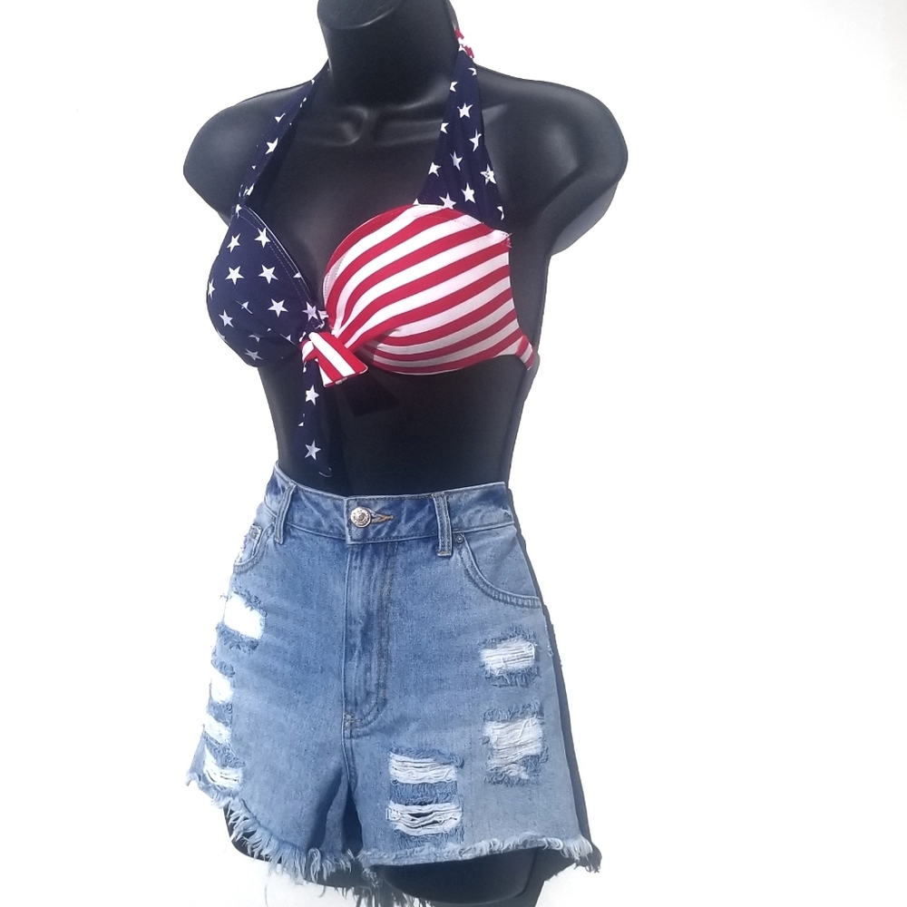 Ingear | Americana  Bikini w/ Wireframe Halter